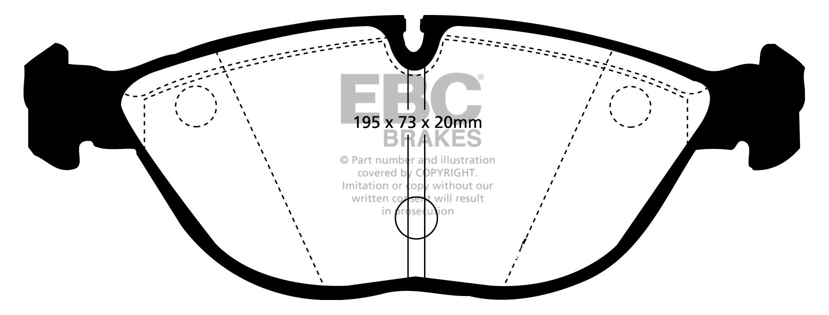 EBC Brakes AUDI RS4 B5 2.7 Twin Turbo 2000-2002 Remblokken voorz