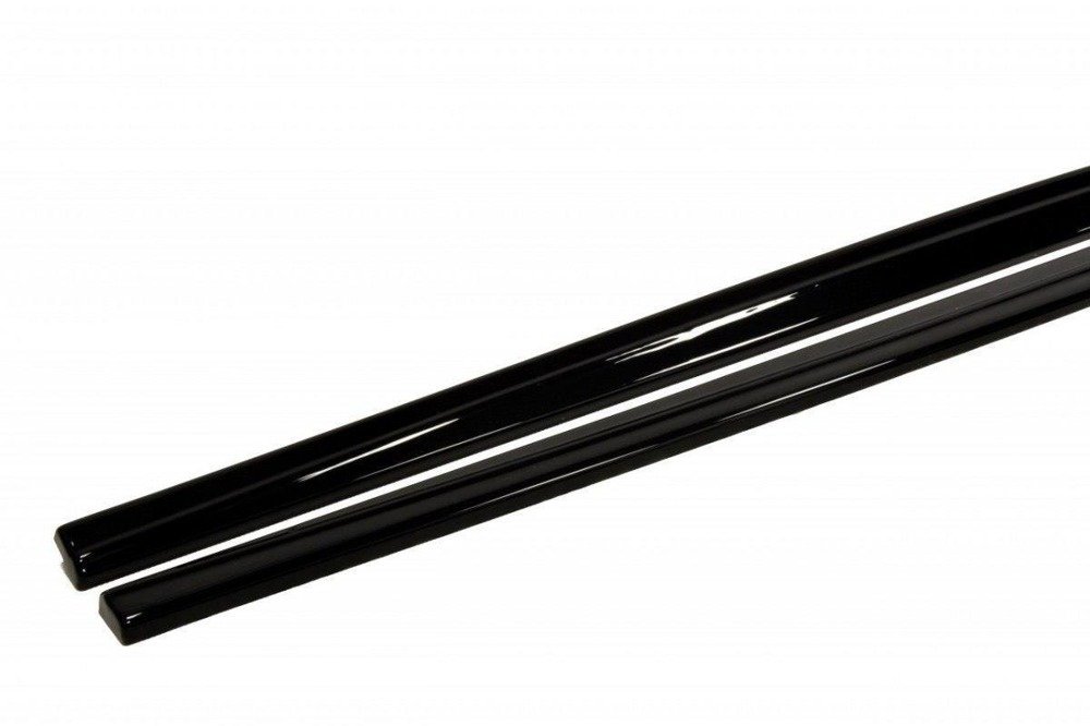 Zijskirts Diffuser passend voor BMW 1-Serie F20/F21 Facelift M-Power Gloss Black