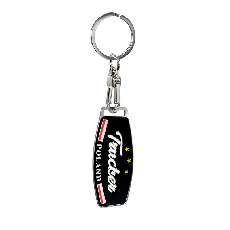 Stainless steel key chain - Trucker/Poland