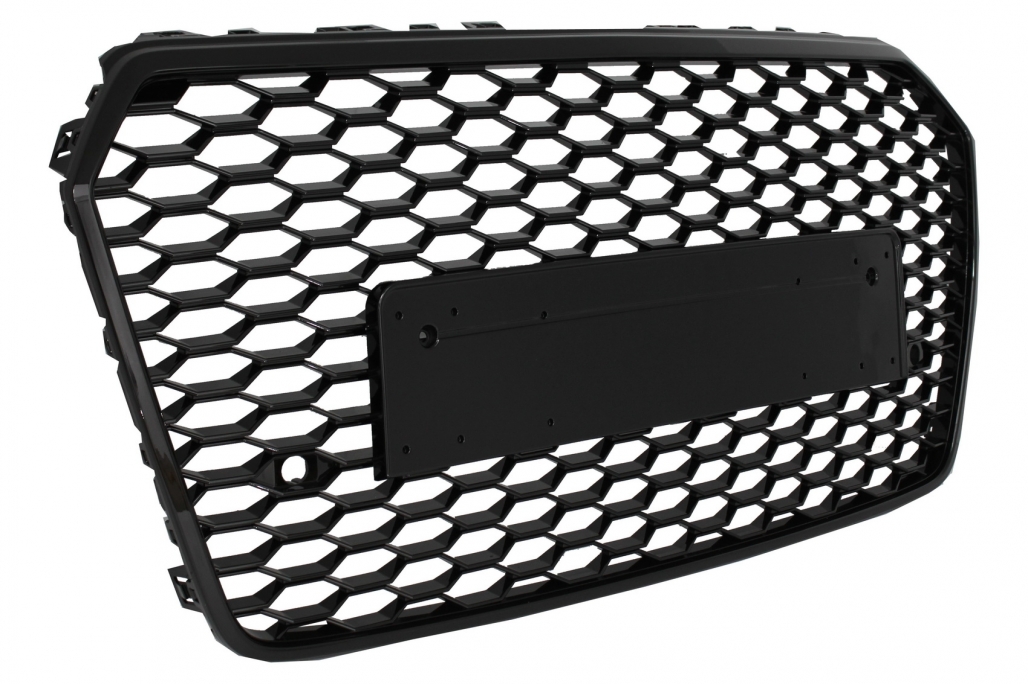 Grill passend voor Audi A7 RS7 15-17 Look Zwart