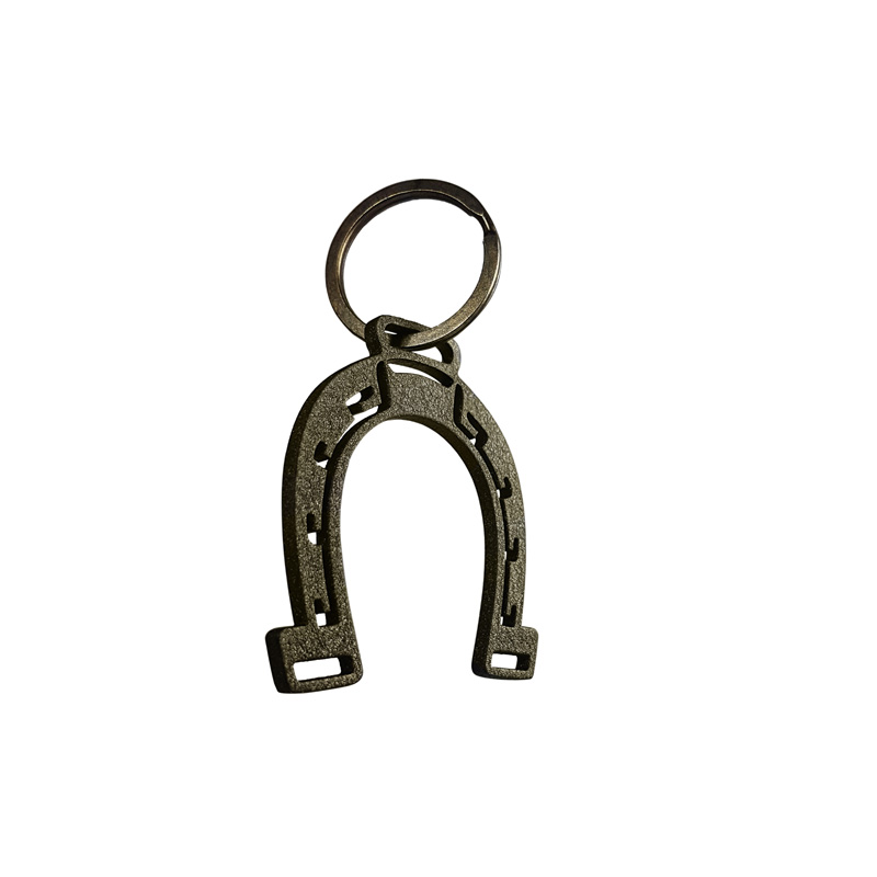 Stainless steel key chain - 'Horseshoe' (golden)
