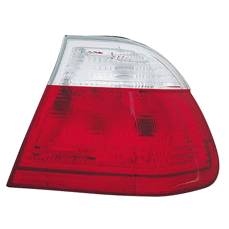 Set Tail Lights  BMW 3 Series E46 Sedan 1998-2001 - Red/Clear