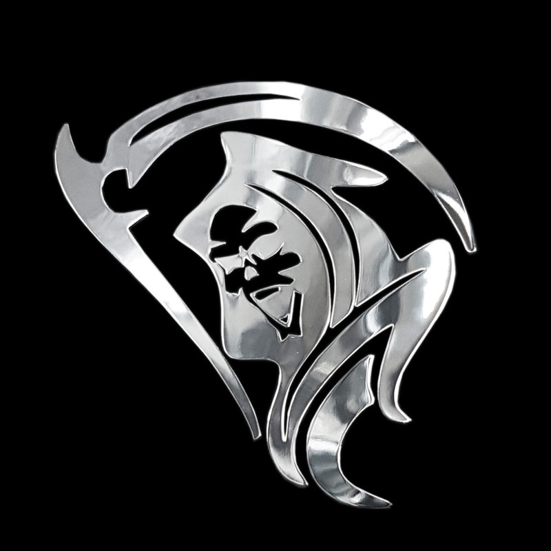 Nickel Sticker 'Demon' - 67x70mm