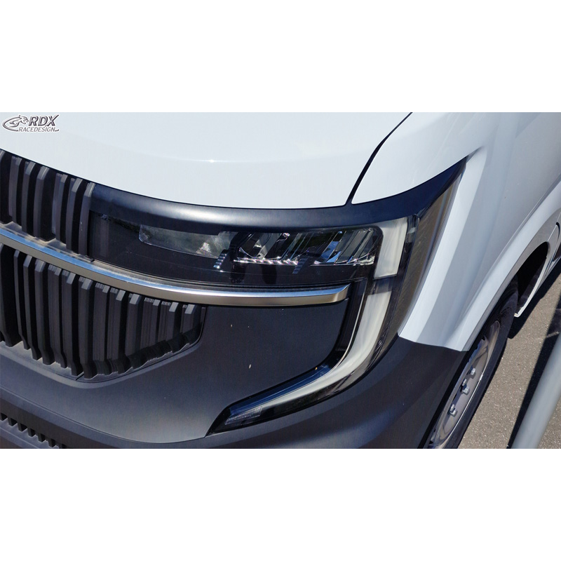RDX Head light spoilers  Renault Master IV 2024- & Nissan Interstar 2024- (ABS)