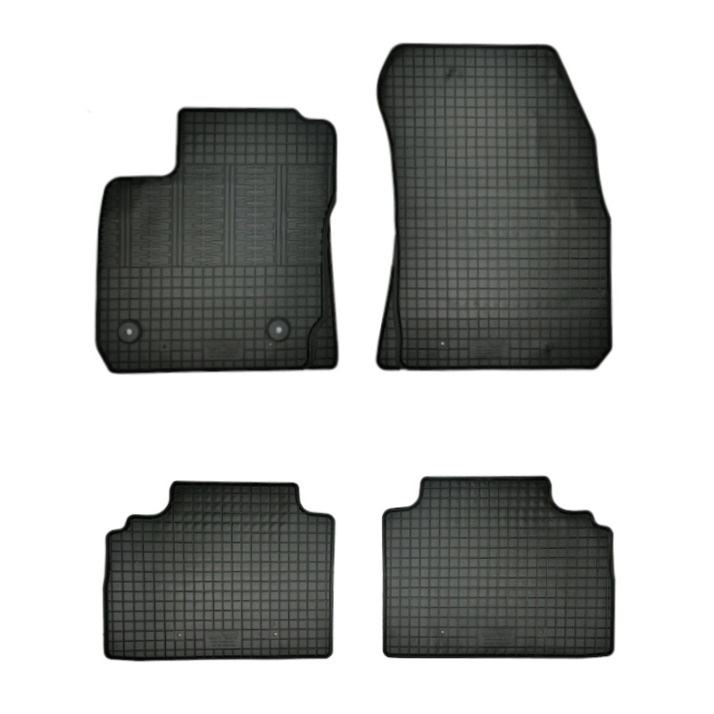 Rubber car mats set  Ford Tourneo Courier Kombi 5-persons 2014- (4-pieces + fixing system)