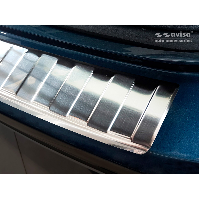 Stainless Steel Rear bumper protector  Mercedes B-Class W247 2018- incl. AMG 'Ribs'