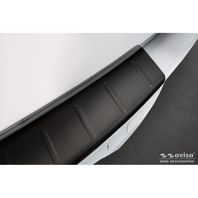 Matt Black Stainless Steel Rear bumper protector  Mazda CX-60 (KH) 2022- 'Ribs'
