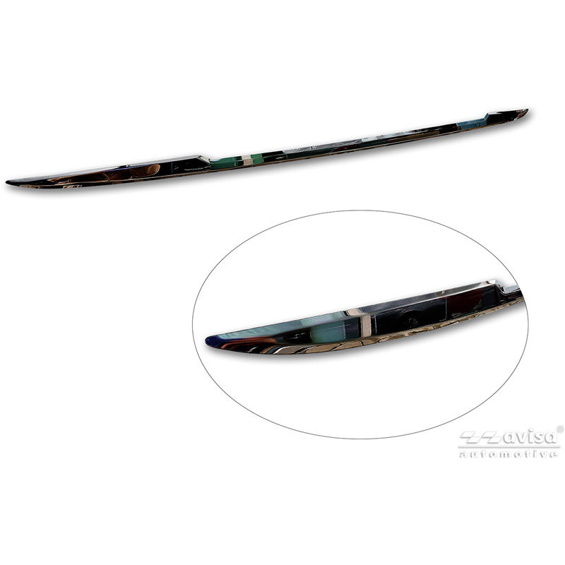 Avisa Black Chrome Stainless Steel Tailgate Trim  Toyota Yaris Cross (MXP) 2020-