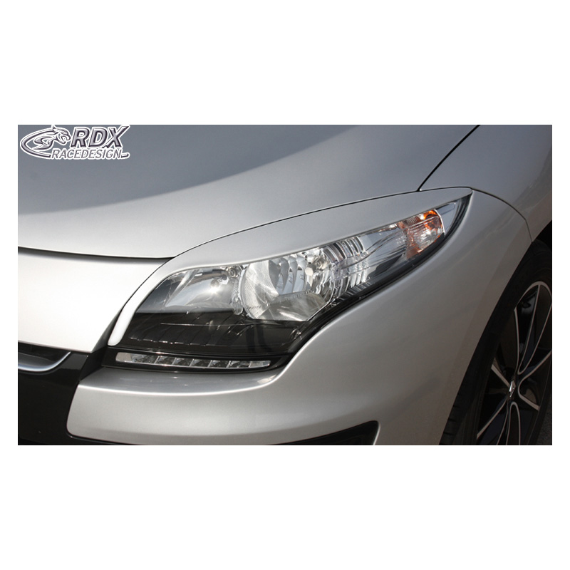 Head light spoilers  Renault Megane III 2008-2015 (ABS)
