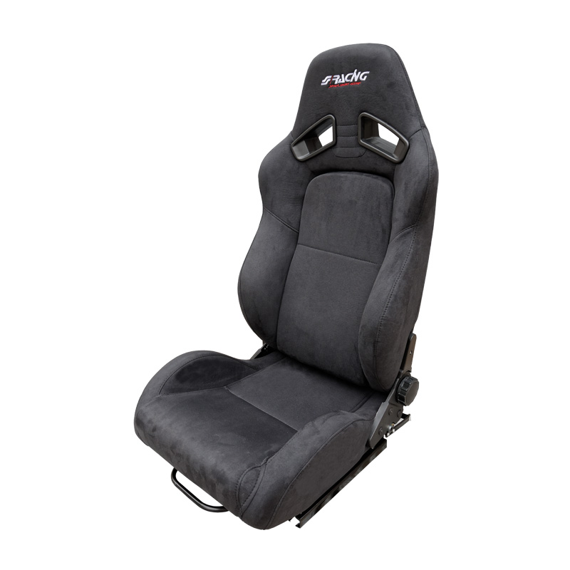 Simoni Racing Sport Seat Charles - Black - Dual-Side Reclinable - incl. Sliders