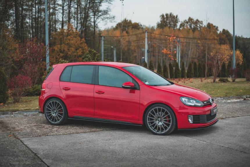 Race Zijskirts passend voor VW Golf 6 GTI Maxton Design duurzaam