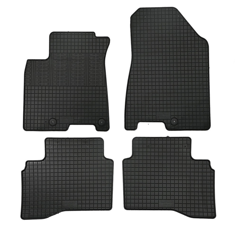 Rubber car mats set  Kia Niro 2016- excl. e-Niro (4-pieces + fixing system)