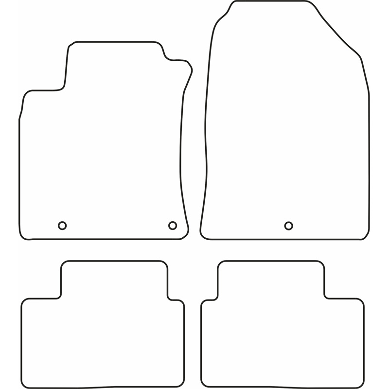 Set car mats  Hyundai i30 2017-