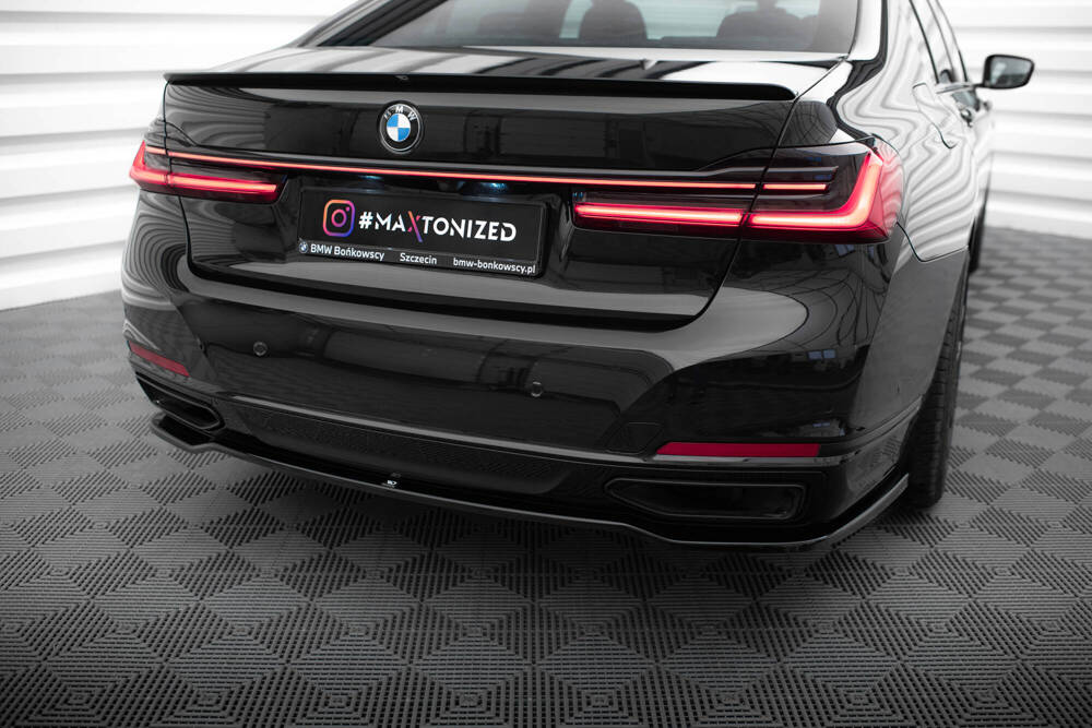 Diffuser passend voor BMW 7-Serie G11 FL Maxton Glans Zwart