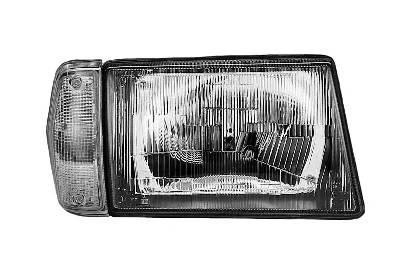 koplamp, Carello, H4, rechts,-03/1985 Lancia Prisma, 1983 -1990