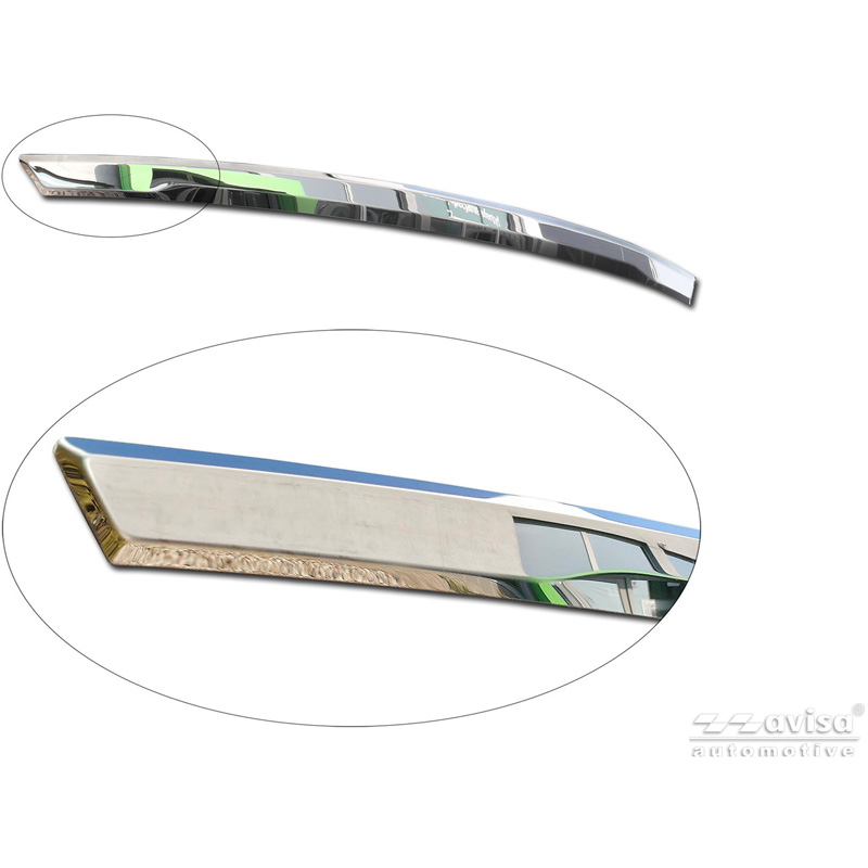 Avisa Chrome Stainless Steel Trunk Tailgate Trim Cover  Skoda Octavia IV Combi (NX5) 2019-2024 & Facelift 2024-