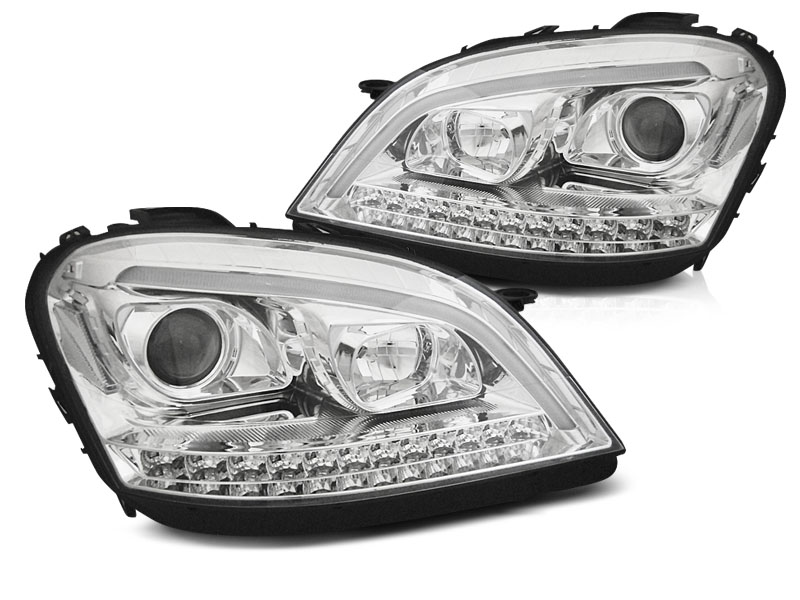 Headlights Mercedes M-Class W164 05-08 LED Tube