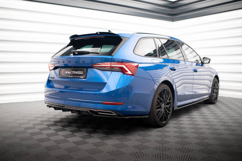 Diffuser passend voor Skoda Octavia Sportline Maxton Glans Zwart