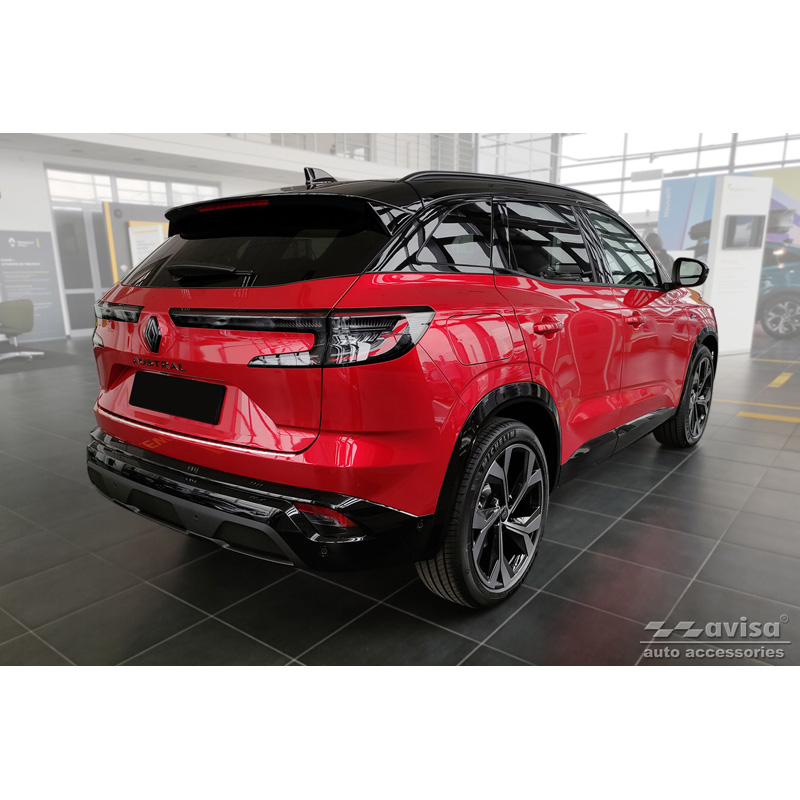 Stainless Steel Rear bumper protector  Renault Austral 2022- ""Ribs""