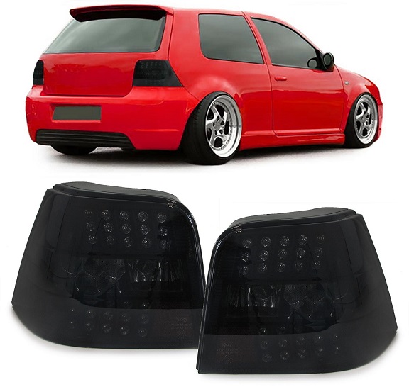 Taillights VW Golf IV LED old-skool Black