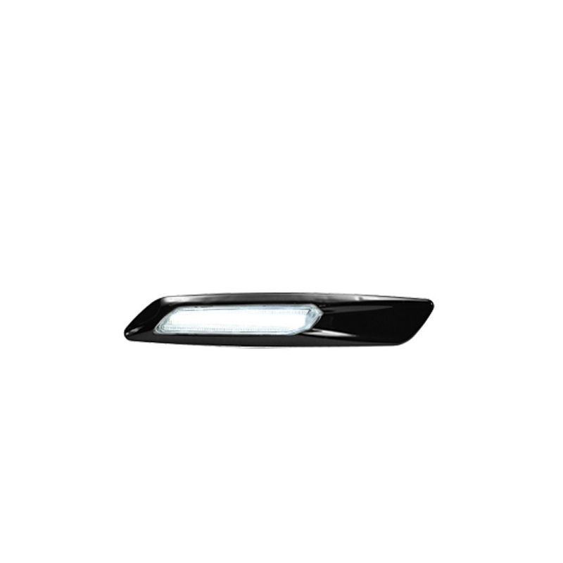 Set LED Side Indicators in F10-Style  BMW 1-Series E8x / 3-Series E9x / 5-Series E6x - Smoke/Black-Chrome - with driving light function