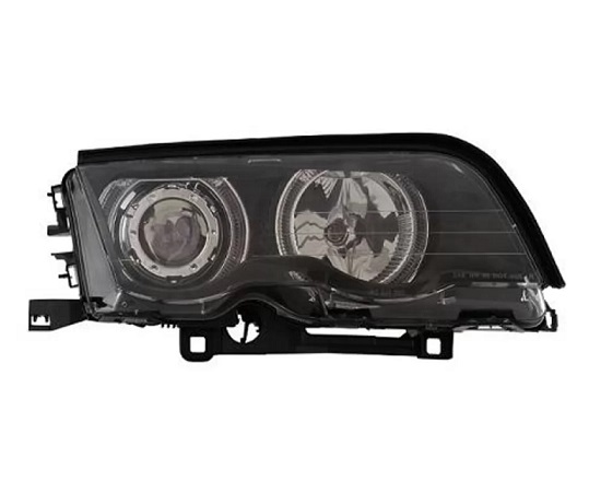 Headlights BMW E46 coupe/cabrio Angel Eyes Black