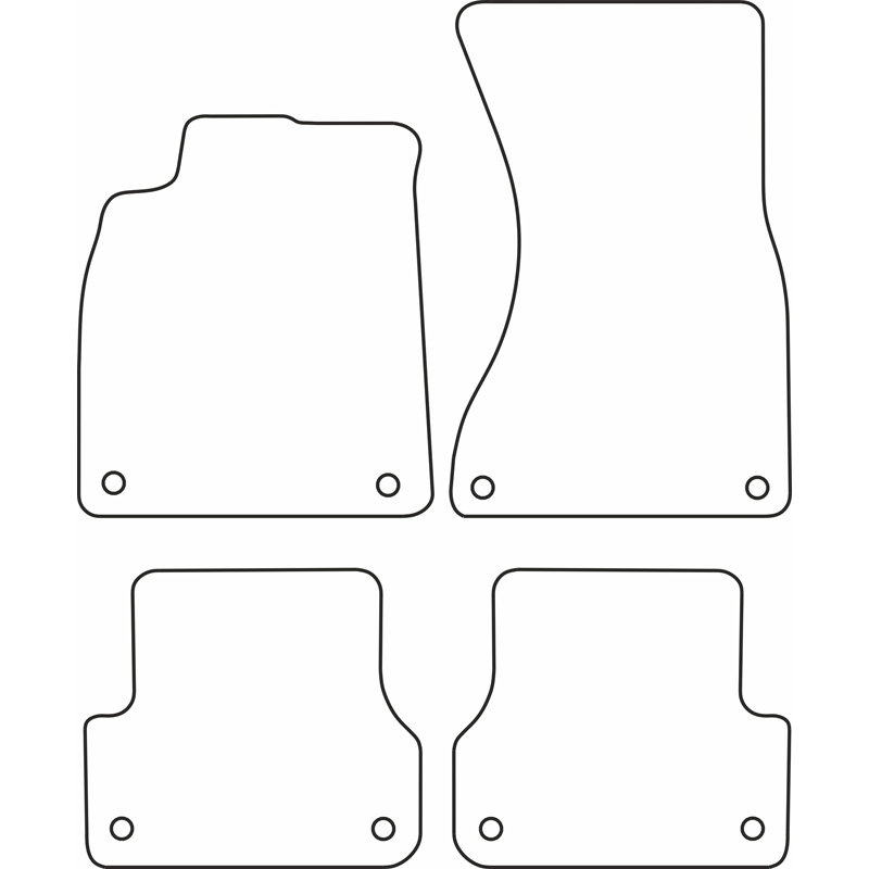 Set car mats  Audi A7 2010-2018
