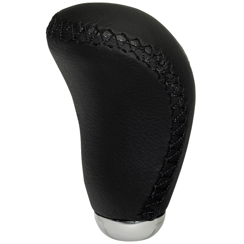 Universal gear knob M-8 - Black leather