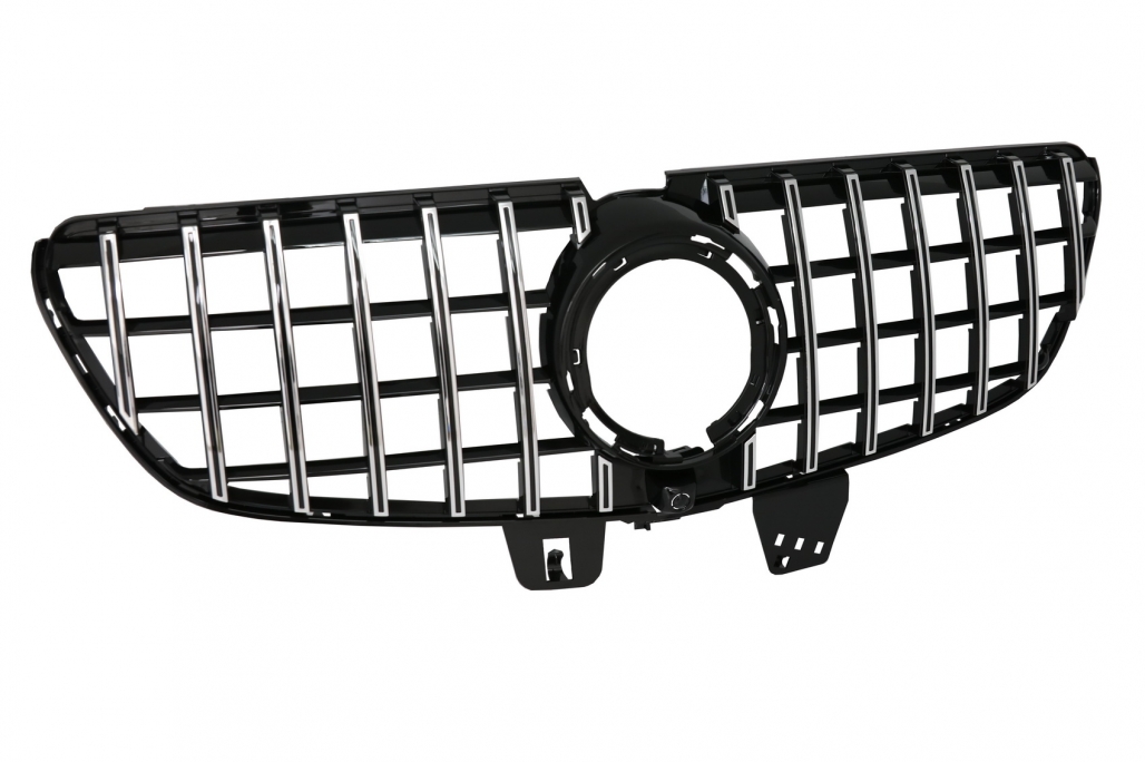 Grill passend voor Mercedes V-Class W447 Facelift (2019-..) GTR Chroom/Zwart