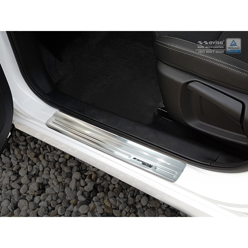 Inox door sill protectors  Renault Kadjar 2015- - 'Special Edition' - 4-pieces