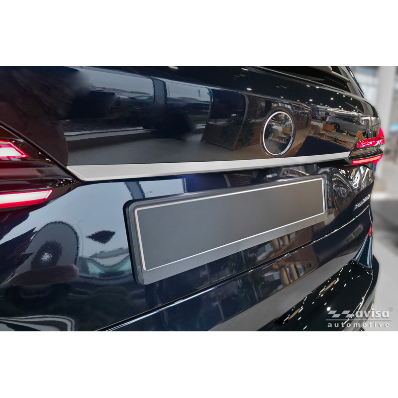 Avisa Brushed Stainless Steel Trunk Tailgate Trim Cover  BMW X5 IV (G05) M-Sport 2018-2023 & Facelift 2023-
