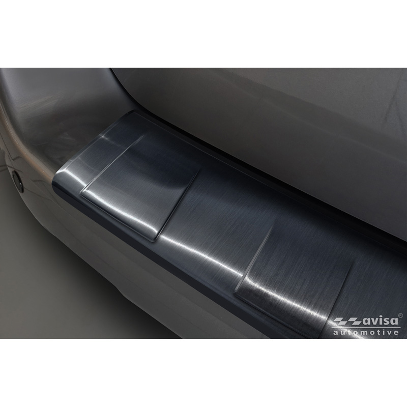 Avisa Black Stainless Steel Rear bumper protector  Citroën Space Tourer & Jumpy 2016- / Peugeot Traveller & Expert 2016- / Toyota Proace Verso 2016- / Opel Vivaro & Zafira Life 2019-