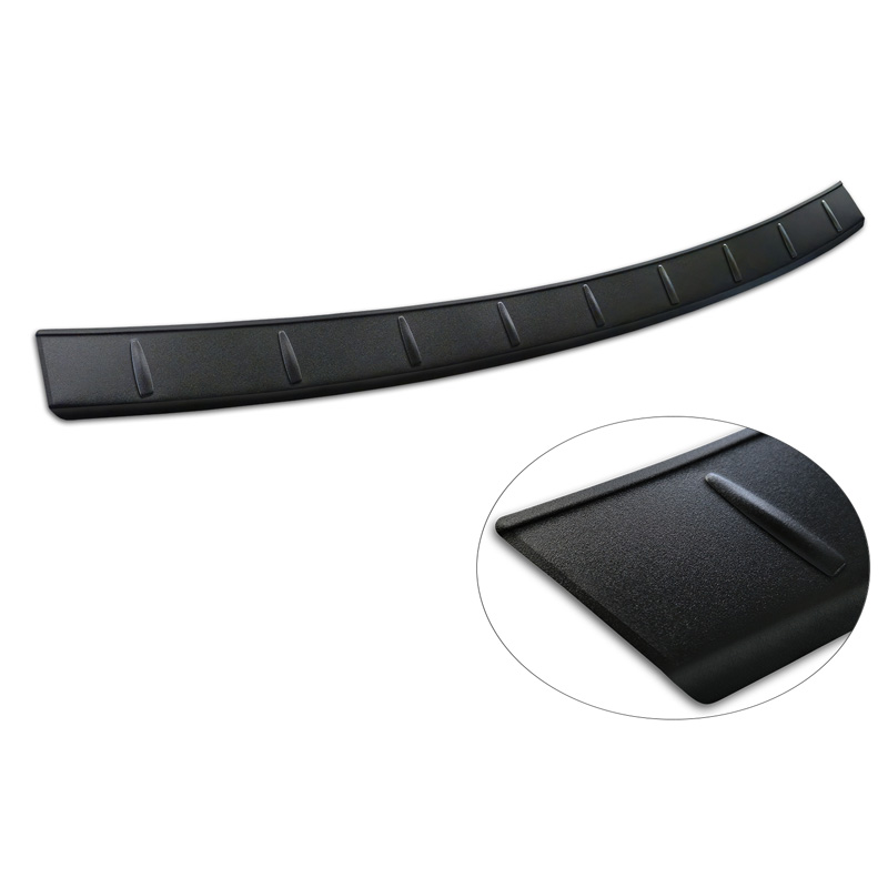 Matt Black Stainless Steel Rear bumper protector  BAIC Beijing 3 (X35) 2023- 'Ribs'