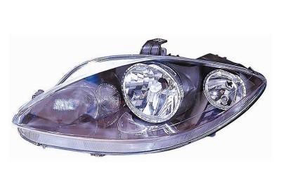 koplamp, H7+H1, elektr verstelb, links,-03/2007 Seat Leon, 2005-