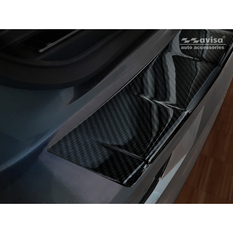 Real 3D Carbon Rear bumper protector  Volvo XC60 II 2017-2021- & FL 2021- incl. R-Design