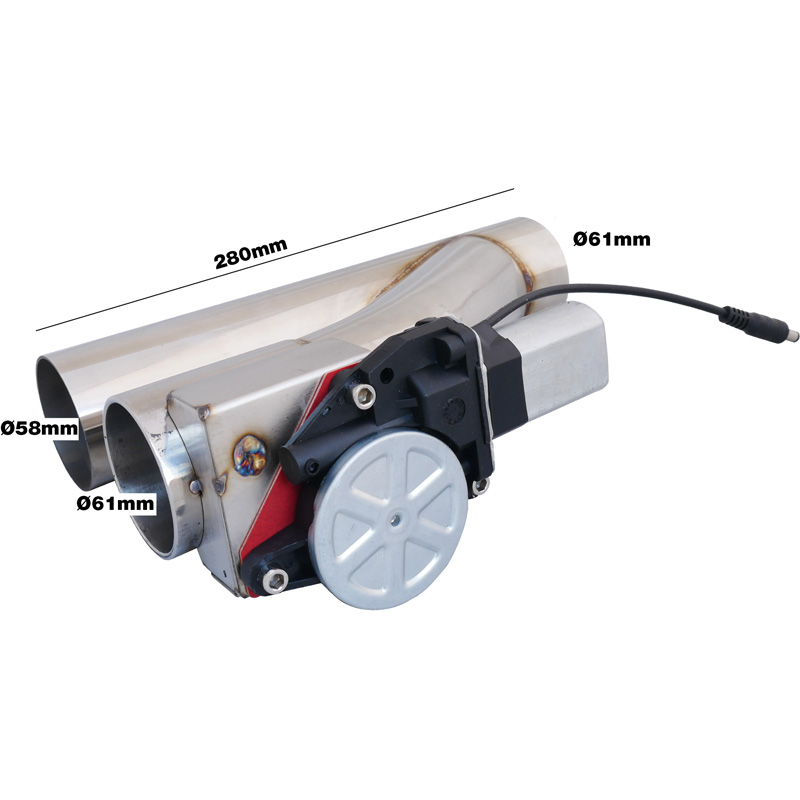 Simoni Racing Universal Exhaust Valve System 4 - Y-Tube - with Cigarette Lighter Socket, Switch & Cable set