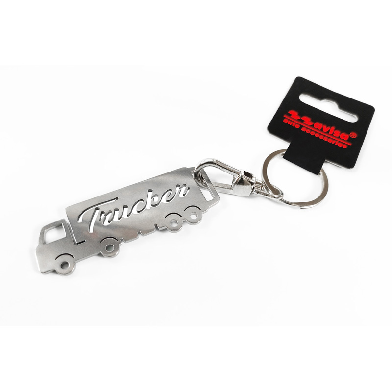 Stainless steel key chain - Trucker/Truck