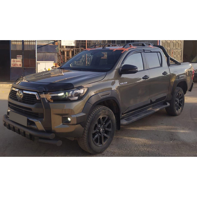 Body Cladding  Toyota Hilux 8th Gen. 2015- - Version 2 - Matt black