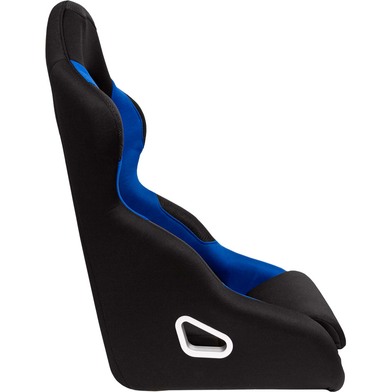 Sport seat 'K5' - Black/Blue - Non-reclinable back-rest - incl. slides