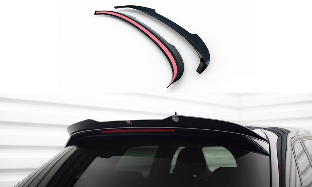 Spoiler passend voor Audi A3 8V Sportback FL 16-20 Maxton Glans Zwart