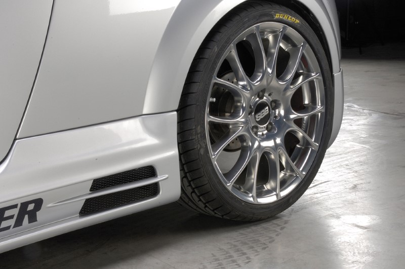 Sideskirts passend voor Audi TT with 2 schacht and 2 uitsnedes Rieger