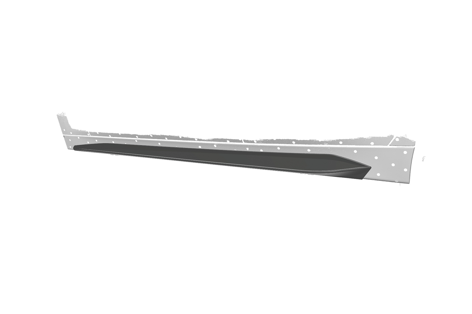 Zijskirts passend voor BMW 3 Serie F30 / F31 CSR Glans Zwart
