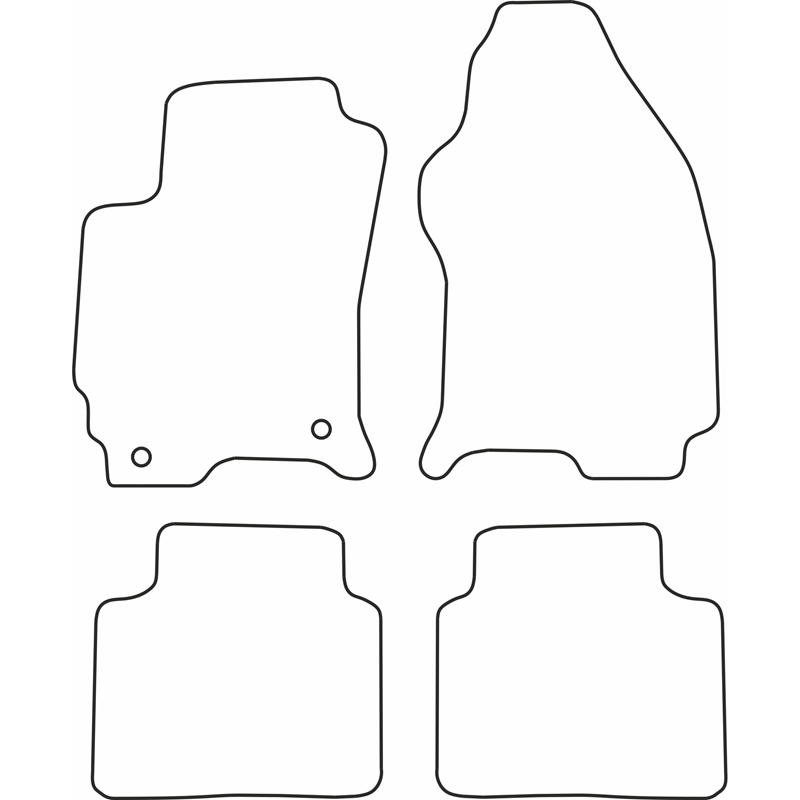 Set car mats  Ford Mondeo 2000-2007
