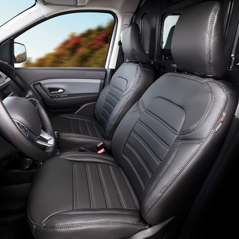 New York Design Artificial leather seat covers 1+1  Citroën Berlingo/Peugeot Partner 2008-2018 (airbag below plastic cover)