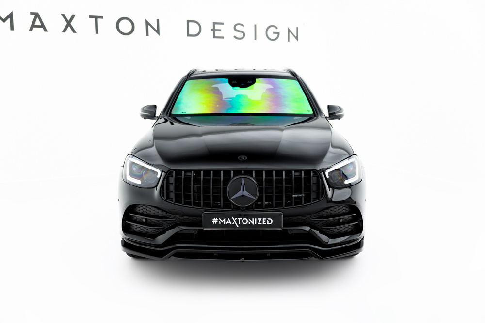 Voorspoiler passend voor Mercedes-AMG GLC 43 / AMG-Line SUV X253 Facelift Maxton