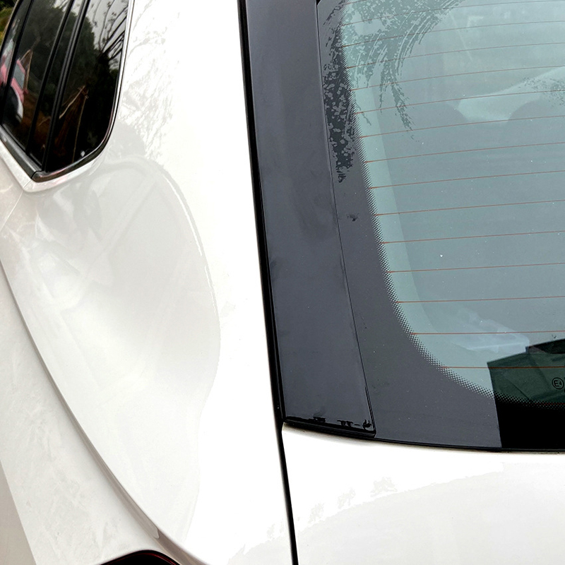 Set rear window side spoilers  Volkswagen Tiguan II 2016-2024 excl. R/R-Line (ABS Glossy Black)