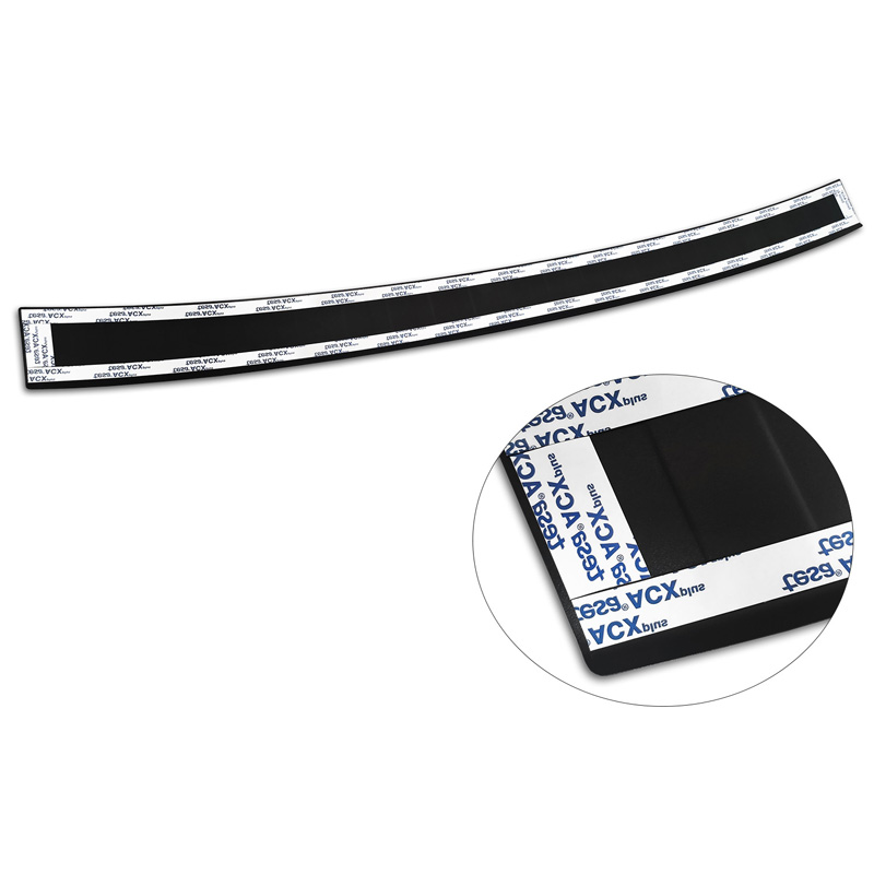 Matt Black Stainless Steel Rear bumper protector  Skoda Superb III Combi 2015-2019 & Facelift 2019-2024 incl. Scout 'Ribs'