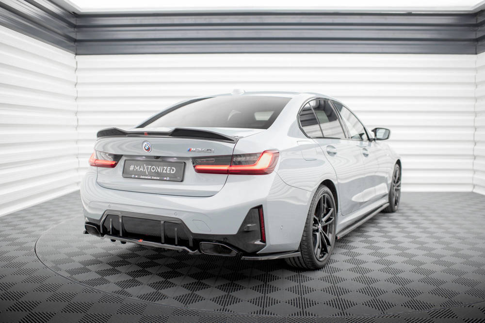 Diffuser passend voor BMW M340i G20 / G21 FL Maxton Glans Zwart