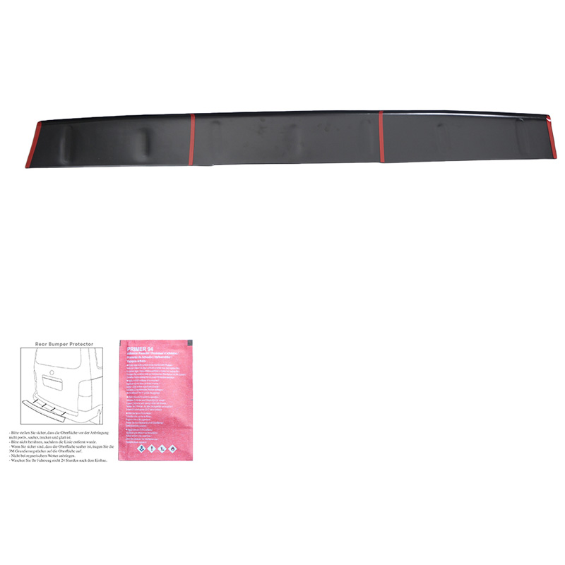 Rear Bumper Protector  Mercedes Vito W447 2014- - Matt black