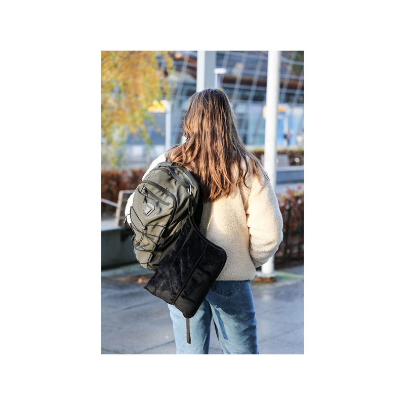 Carpoint Travel Blanket & Travel Pillow Black 2 in 1